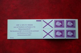 Postzegelboekje/heftchen  NVPH Nr. PB18b PB 18b  TELBLOK Zahlblock (MH 20) 1975 - POSTFRIS / MNH NEDERLAND / NETHERLANDS - Carnets Et Roulettes