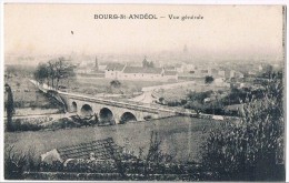 BOURG  SAINT  ANDEOL . 07 . Vue Générale . Le Pont .1922. - Bourg-Saint-Andéol