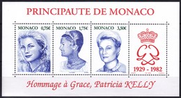Bloc Feuillet Neuf** - Personnalité Hommage à Grace, Patricia Kelly Princesse De Monaco - N° 89 (Yvert) - Monaco 2004 - Blocs