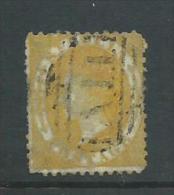 St Lucia 1864 Queen Victoria (4d) Yellow Used Couple Short Perfs - Ste Lucie (...-1978)