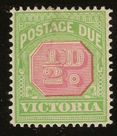 VICTORIA 1900 1/2d Postage Dues SG D26 HM #MA13 - Nuevos