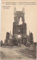 Reninghe - The Church Bombarded Bij The Germans - Lo-Reninge