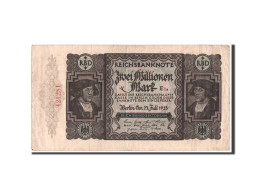 Billet, Allemagne, 2 Millionen Mark, 1923, TTB - 2 Mio. Mark