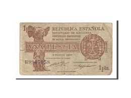 Billet, Espagne, 1 Peseta, 1937, TB - 1-2 Peseten