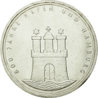 Monnaie, République Fédérale Allemande, 10 Mark, 1989, Hamburg, Germany - Autres & Non Classés