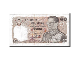 Billet, Thaïlande, 10 Baht, 1980, KM:87, TTB - Tailandia