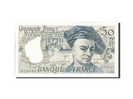 Billet, France, 50 Francs, 50 F 1976-1992 ''Quentin De La Tour'', 1991, SPL+ - 50 F 1976-1992 ''Quentin De La Tour''