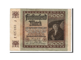 Billet, Allemagne, 5000 Mark, 1922, KM:81d, SUP+ - 5000 Mark