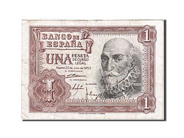 Billet, Espagne, 1 Peseta, 1953, 1953-07-22, TTB+ - 1-2 Pesetas