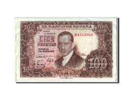 Billet, Espagne, 100 Pesetas, 1953, 1953-04-07, SUP - 100 Pesetas