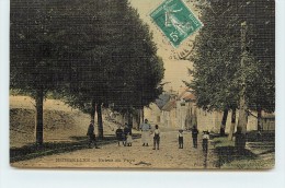 MOISSELLES - Entrée Du Pays (carte Aspect Toilé). - Moisselles