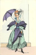 Mode - Histoire Du Costume Français  - Femme - ** Restauration - 1836 ** - Illustrateur; Rouiller - Cpa - 2 Scans - Rouillier