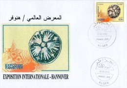 ALG Algeria N° 1244 FDC Exposition Universelle De Hanovre Allemagne 2000 Universal Exhibition In Hanover Germany - 2000 – Hannover (Alemania)
