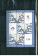 Slowenien / Slovenia 2002 Olympic Games Salt Lake City Kleinbogen / Sheet Postfrisch / MNH - Inverno2002: Salt Lake City