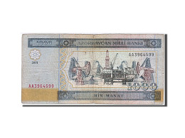 Billet, Azerbaïdjan, 1000 Manat, 2001, TB - Azerbaïjan