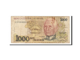 Billet, Brésil, 1000 Cruzeiros, 1990, TB+ - Brazilië