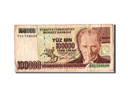 Billet, Turquie, 100,000 Lira, 1970, TB - Turquie