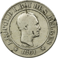 Monnaie, Belgique, Leopold I, 20 Centimes, 1861, TTB, Copper-nickel, KM:20 - 20 Centimes