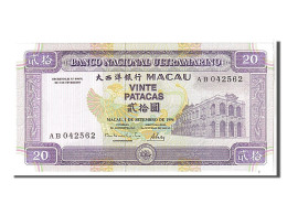 Billet, Macau, 20 Patacas, 1996, KM:66a, NEUF - Macau