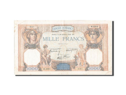 Billet, France, 1000 Francs, 1 000 F 1927-1940 ''Cérès Et Mercure'', 1938 - 1 000 F 1927-1940 ''Cérès Et Mercure''