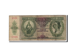 Billet, Hongrie, 10 Pengö, 1936, KM:100, B - Hongarije