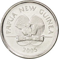 Monnaie, Papua New Guinea, 5 Toea, 2005, SPL, Nickel Plated Steel, KM:3a - Papuasia Nuova Guinea