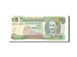 Billet, Barbados, 5 Dollars, 2000, NEUF - Barbades