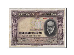 Billet, Espagne, 50 Pesetas, 1935, TTB+ - 50 Pesetas