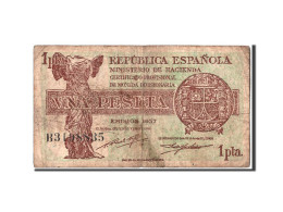 Billet, Espagne, 1 Peseta, 1937, TB - 1-2 Pesetas