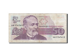 Billet, Bulgarie, 50 Leva, 1992, TB - Bulgarien