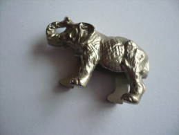 Figurine KINDER  Métal  - Série Animaux Sauvages - ELEPHANT - Metallfiguren