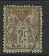 SAGE N/U - YVERT N°105 OBLITERE - COTE = 50 EUROS - 1898-1900 Sage (Type III)