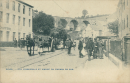 BE DISON / Rue Pisseroule Et Viaduc Du Chemin De Fer / - Dison