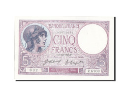 Billet, France, 5 Francs, 5 F 1917-1940 ''Violet'', 1920, 1920-12-06, SPL - 5 F 1917-1940 ''Violet''