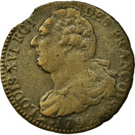 Monnaie, France, 2 Sols François, 2 Sols, 1792, Paris, TB, Bronze, KM:603.1 - Andere & Zonder Classificatie