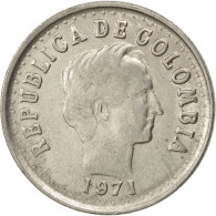 Monnaie, Colombie, 20 Centavos, 1971, TTB, Nickel Clad Steel, KM:246.1 - Colombia