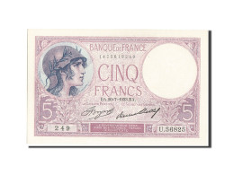 Billet, France, 5 Francs, 5 F 1917-1940 ''Violet'', 1933, 1933-07-20, SUP+ - 5 F 1917-1940 ''Violet''