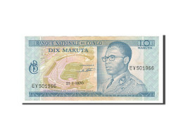 Billet, Congo Democratic Republic, 10 Makuta, 1970, 1970-01-21, SUP - República Democrática Del Congo & Zaire