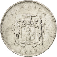 Monnaie, Jamaica, Elizabeth II, 10 Cents, 1987, TTB, Copper-nickel, KM:47 - Jamaique