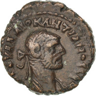Monnaie, Dioclétien, Tétradrachme, Alexandrie, TTB, Billon - Provincie