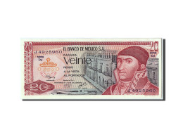 Billet, Mexique, 20 Pesos, 1977, 1977-07-08, NEUF - Mexiko