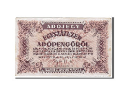 Billet, Hongrie, 100,000 (Egyszázezer) Adópengö, 1946, KM:144a, TTB - Ungarn