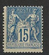 SAGE N/U - YVERT N°101 ** -  COTE = 35+++ EUROS - 1876-1898 Sage (Type II)