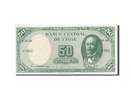 Billet, Chile, 5 Centesimos On 50 Pesos, 1960, SPL - Cile