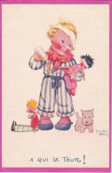 ENFANT ET  SES  JOUETS  ( Signé  B. MALLET )- Comité National  De  L´enfance, Paris - Mallet, B.