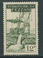 Fezzan N°  63  XX 12 F. Vert Foncé Sans Charnière, TB - Nuevos