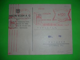 R!,Germany,WWII Czechoslovakia Occupation,Bohmen Und Mahren Machine Stamp,Bioklein Acylpyrin Add,censored,automat Seal - Andere & Zonder Classificatie