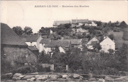 Carte Postale Ancienne De Côte D'Or - Aignay Le Duc - Maisons Des Roches - Aignay Le Duc