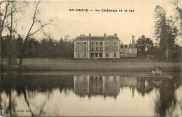 Depts Divers- Essonne - Ref BB987 - Saint Vrain - St Vrain - Le Chateau Et Le Lac - Theme Chateaux -carte Bon Etat - - Saint Vrain