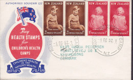 New Zealand ROXBURGH Souvenir Cover 1952 Childrens Health Nation´s Wealth 2x Complete Sets !! - Storia Postale